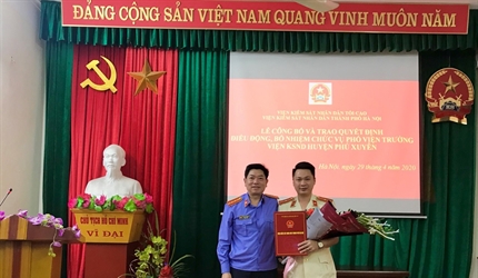 Lễ công bố và trao Quyết định điều động, bổ nhiệm chức vụ Phó Viện...